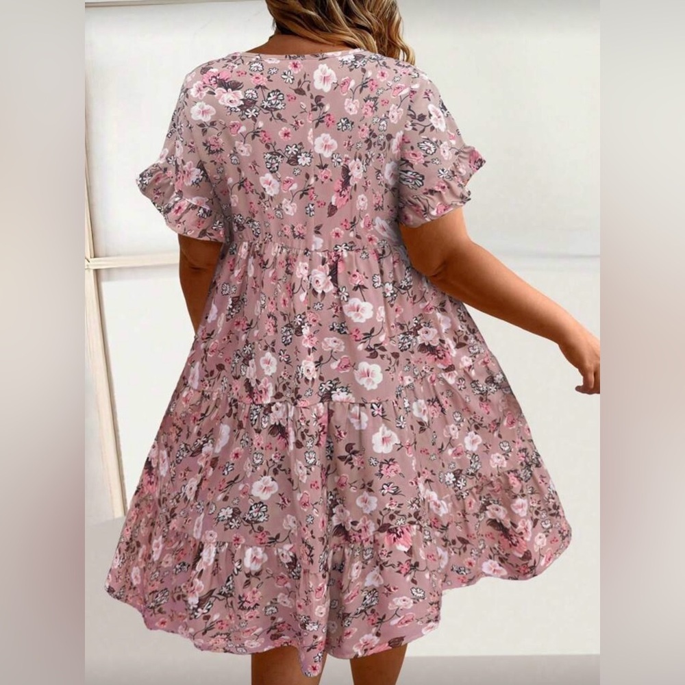 SHEIN Plus Size Women Boho Summer Dress - Picture 2 of 5